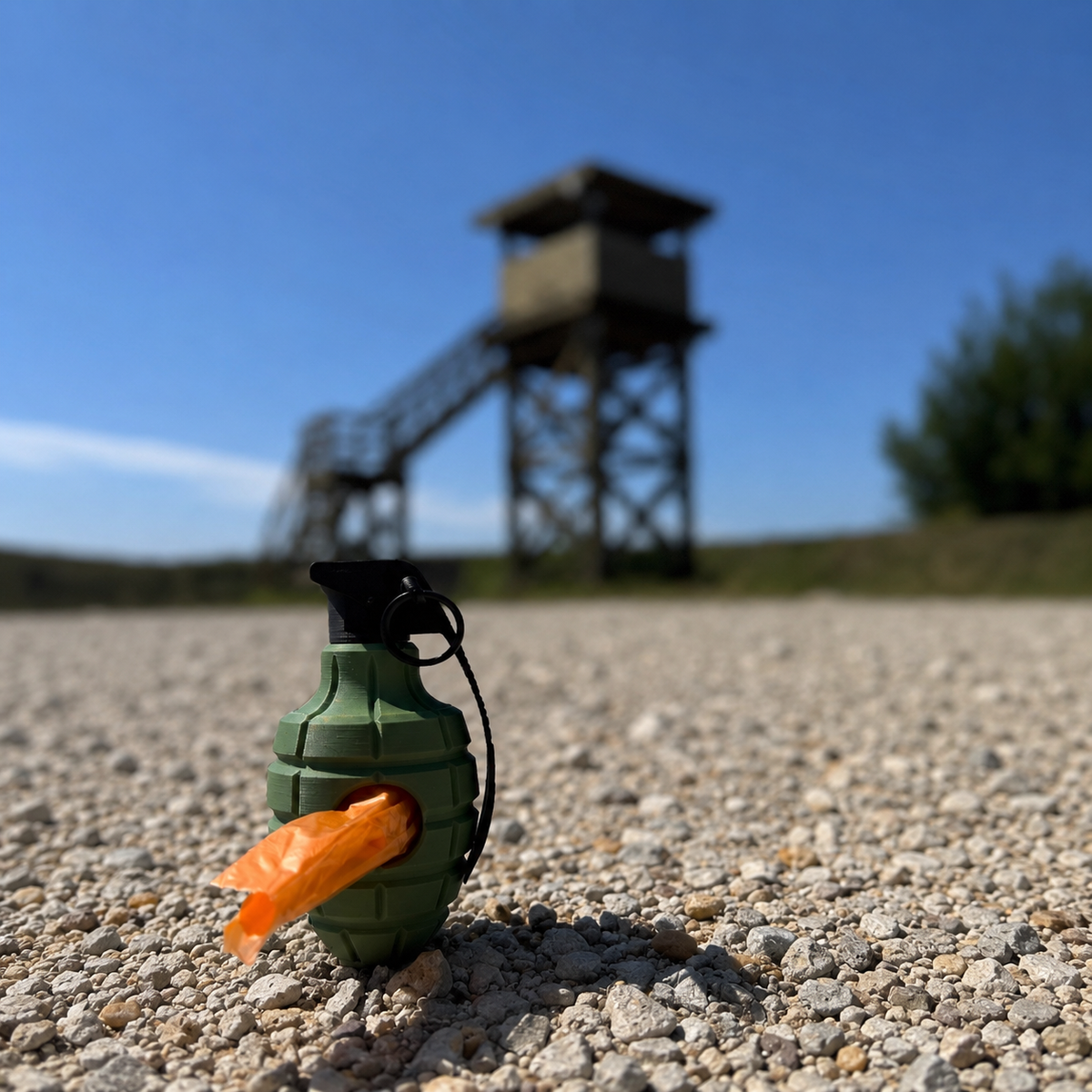 Kotbeutelspender Granate bei der Bundeswehr im Einsatz