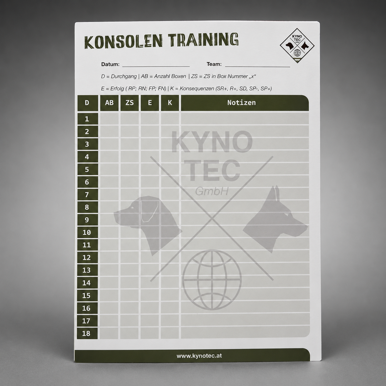 Trainingsblock Konsolentraining