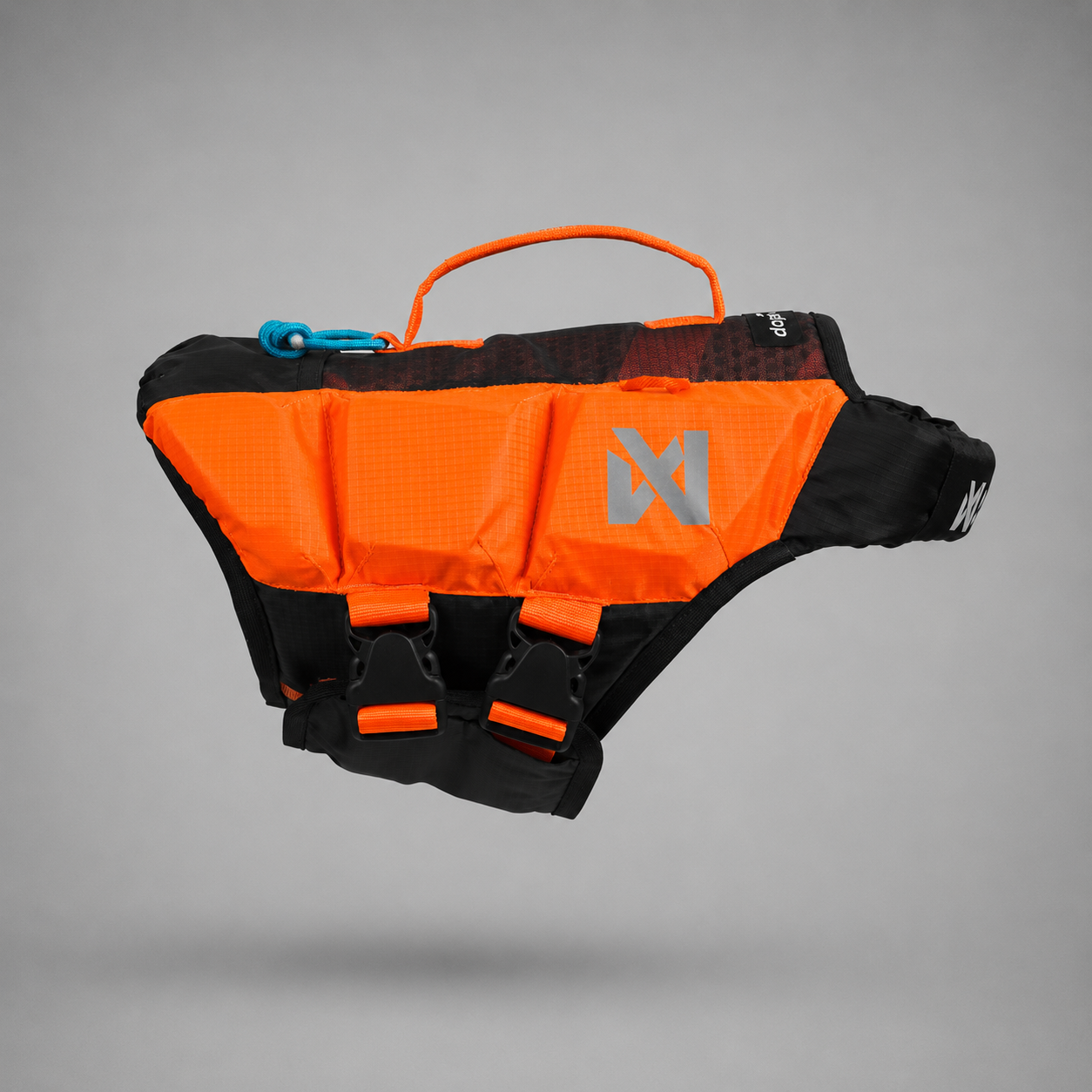 Protector life jacket, unisex, black/orange